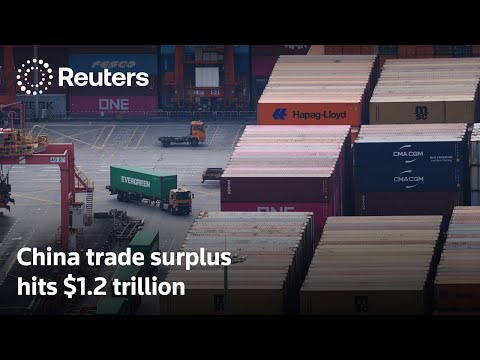 China's 2025 trade surplus hits record $1.2 trillion | REUTERS