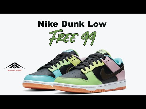 Exclusive look at the Nike Dunk Low Free 99 Shoes - 2021