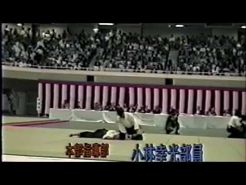 Takanori Kuribayashi Sensei at the 32nd All-Japan Aikido Embutaikai.