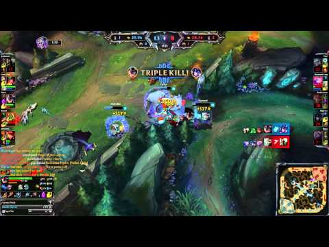 Dyrus Pentakill on Rumble 6/15/2015 (unofficial quadra)