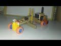 How To Make Matchbox JCB Motor Grader At Home DIY Mini Construction Vehicles