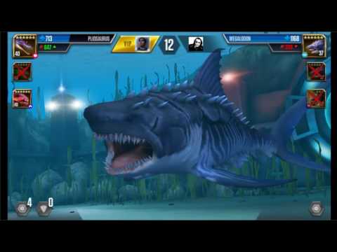 Jurassic World: The Game - Aquatic Player Duel Battle 258 - Dunkleosteus Level 40 Debut!