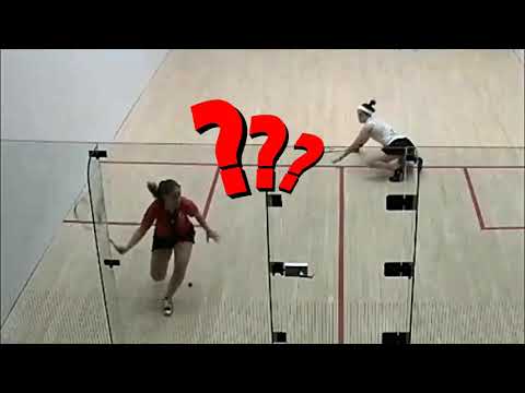 SQUASH. "No way, no way!" | El Tayeb vs Tesni Evans