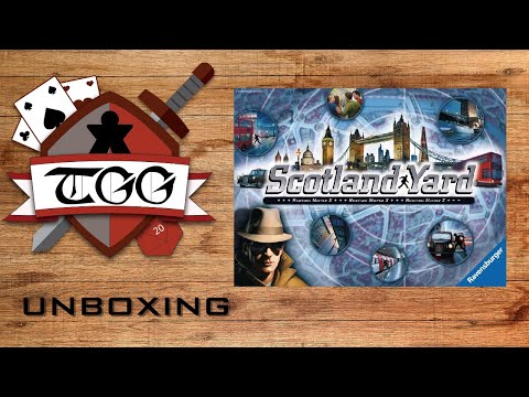 Scotland Yard Board Game Unboxing