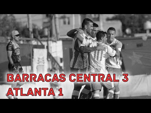 Barracas Central 3 - Atlanta 1 | goles | Fecha 25 B Metro 2017/18