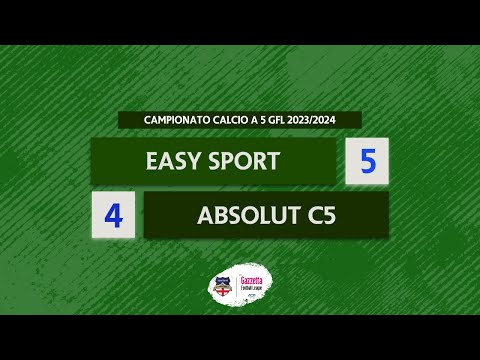 HIGHLIGHTS • Campionato Calcio a 5 Girone GFL 2023/2024 - Easy Sport v Absolut C5