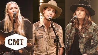 Hilary Williams, Holly Williams and Sam Williams Live Acoustic Concert 🎤 Another Round | CMT