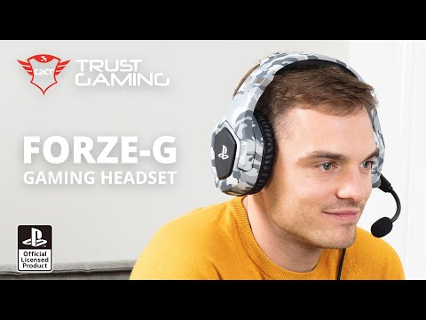 Žaidimų ausinės Trust GXT 488 Forze-G PS4 Ausinės Žaidimams PlayStation® official licensed product, Pilkos, 23531 video