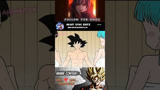 How Goku lost his V  Goku x Chi Chi x Bulma #short