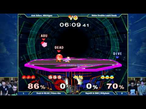Super SWEET - ESI.GG | Prince Abu & Duck Vs. RaynEX & Kirbykaze - SSBM Losers Semis - Melee