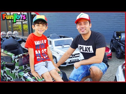Jason Buys New Kids Cars at the Car Store, Funny Video by FunToysMedia