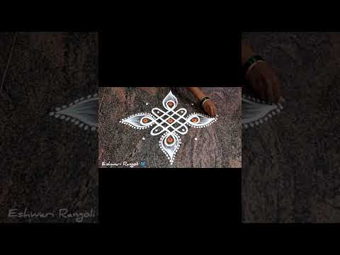 friday rangoli designs #shorts#rangoli #kolam#muggulu #friday#daily #easy#beautiful