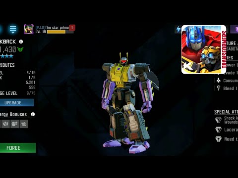 5-star Kickback unlocked! | Transformers: Forged to fight