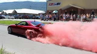 Supra Colored Smoke Burnout Baby Gender Reveal