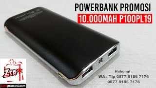 Jual Souvenir Powerbank Promosi 10.000mAh P100PL19