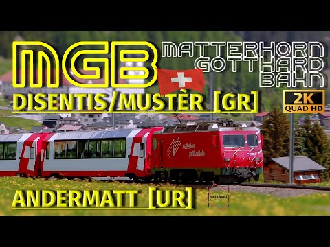 (Teil.1)  MGB  DISENTIS/MUSTÈR - ANDERMATT    [QHD]