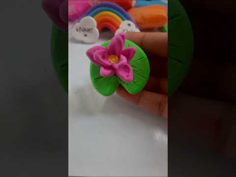 ক্লে দিয়ে art | #diy #ceramicart #flowers  #clayart #craft #satisfyingart # cocomelo