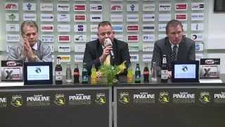 preview picture of video 'Pressekonferenz Spiel Krefeld Pinguine - Kölner Haie 06.01.2015'