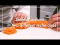 (Intro version) 2 MUST-KNOW sashimi slicing techniques: Hira-zukuri and Sogi-zukuri