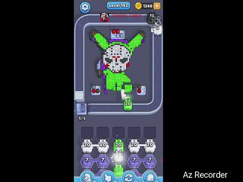 Pixel Flow Level 142 Walkthrough