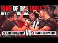 KING OF THE TABLE 2 OFFICIAL FOOTAGE - GENADI KVIKVINIA vs ERMES GASPARINI