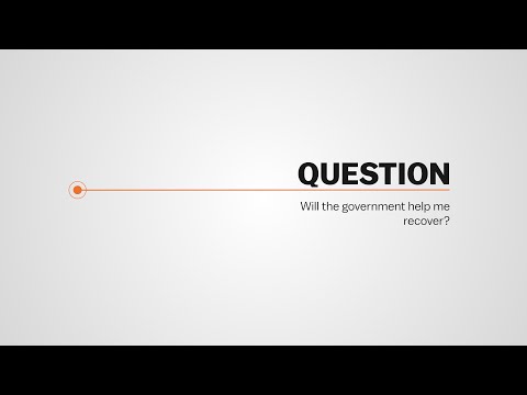 Earthquake FAQ #4 - Will government help me recover?