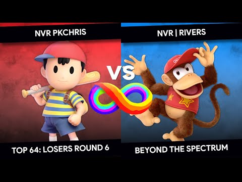 Beyond the Spectrum - PkChris (Ness) vs Rivers (Diddy Kong) - Top 64 - Losers Round 6