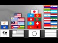Flags By Layouts From 2 To 46 Flags