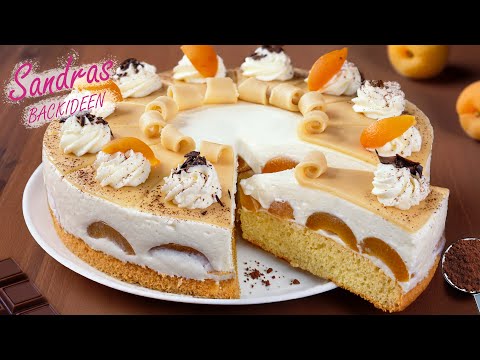 Die BESTE Aprikosen-Marzipan-Torte aller Zeiten! | Einfaches Rezept