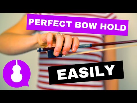 Violin Bow Hold SIMPLIFIED | Beginner Basics