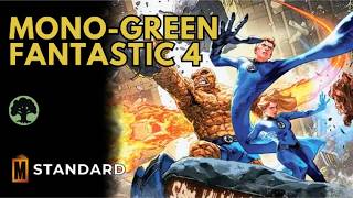 Mono-Green Ramp Fantastic 4 Infinite Combo (Standard - MTG Arena - No Commentary)