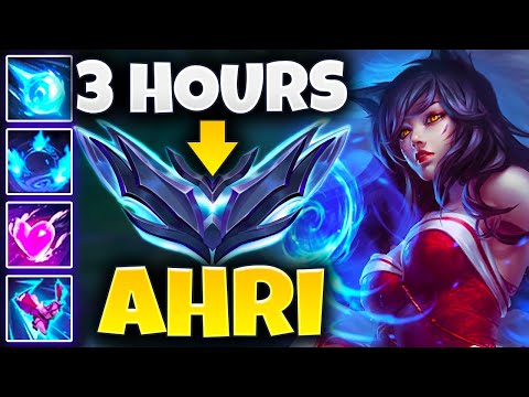 THIS is how you CLIMB to DIAMOND in 3 HOURS...with ONLY Ahri (Season 14)