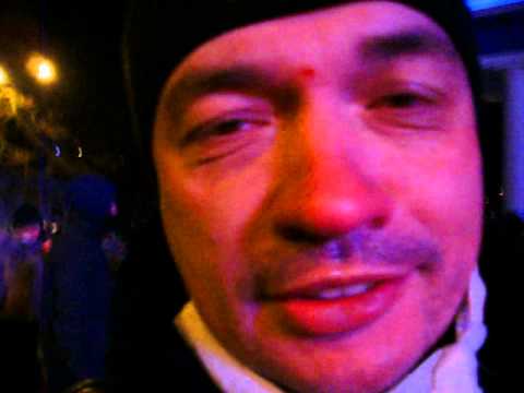 Початок протистояння на Грушевського 19.01.2014 - сурма сурмить!!!