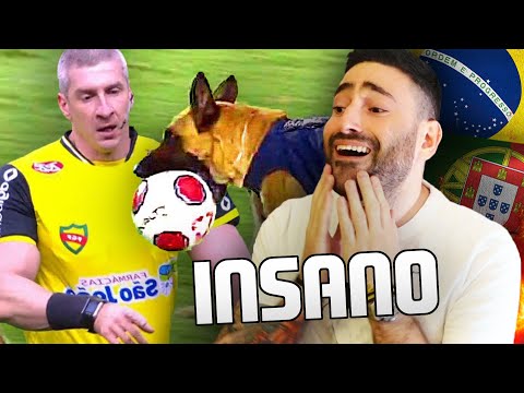 PORTUGUÊS REAGE A (MAIS) LOUCURAS DO FUTEBOL BRASILEIRO - 2ª PARTE