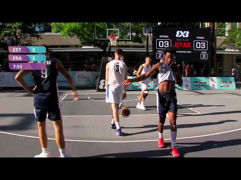 EYOF MARIBOR DAY 5 BASKETBALL GAME 14 BOYS EST - FRA