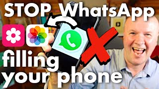 How to STOP WHATSAPP saving photos to phone gallery and camera roll (Android & iPhone)
