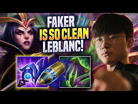 FAKER IS SO CLEAN WITH LEBLANC! - T1 Faker Plays Leblanc MID vs Sylas! | Preseason 2023