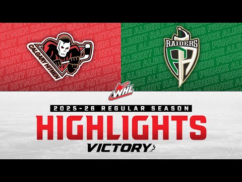 Calgary Hitmen at Prince Albert Raiders 10/31 | WHL Highlights 2025-26