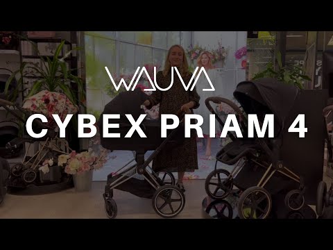 Cybex Priam 4.0 Deep Black + Matt black frame Pastaigu Ratiņi
