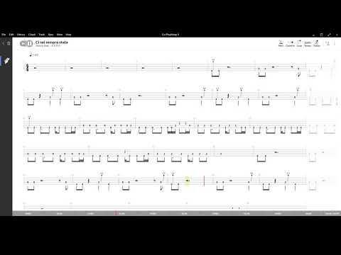 Ci sei sempre stata ( Ligabue ) ,Tablatura e base Senza Basso-Backing bass track-NO BASS