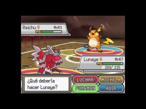 Pokémon Opalo batalla contra Bermellón Liga Pokémon @EricLostie