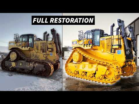 How Caterpillar D11 Bulldozers Are Rebuilt | Start to Finish