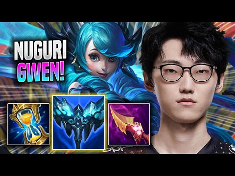 NUGURI IS A GOD WITH GWEN! - DK Nuguri Plays Gwen TOP vs Jayce! | Season 2022