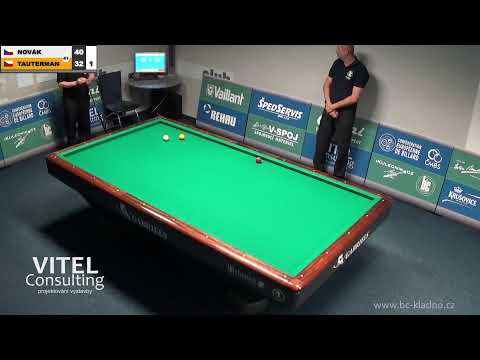 Czech league | 3-cushion | D1 | 1st round | Radek Novák v Vlastislav Tauterman