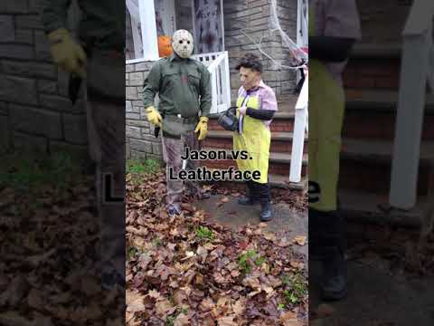 Jason vs Leatherface (HALLOWEEN) Friday the 13th #shorts #youtubeshorts #trending #fyp