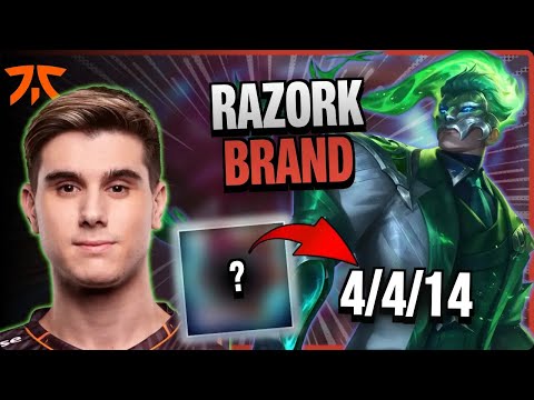 FNC Razork JUNGLE Brand vs Pantheon | 15.10