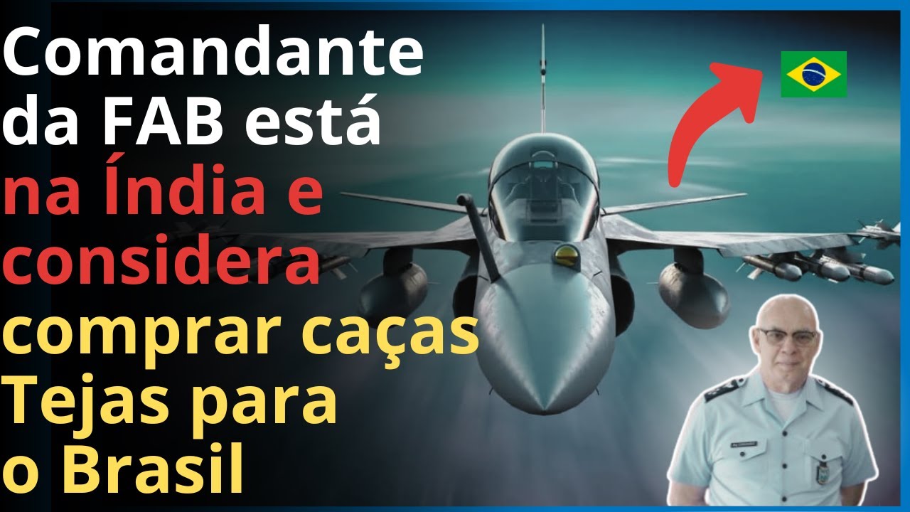 Comandante da FAB considera comprar caças Tejas para a Aeronáutica, diz a imprensa indiana.
