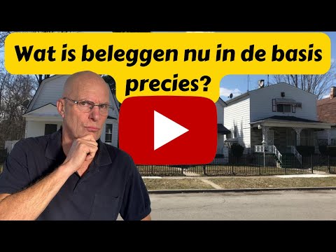 Beleggen, wat dat eigenlijk zou moeten zijn. Uitleg door Tom Lassing