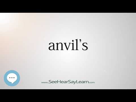 anvil's (Every English Word Pronounced) 📕🔊🗣️😎✅