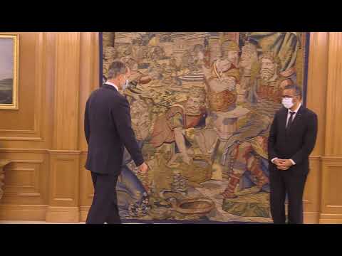 Audiencia de S.M. el Rey al director general de la OMS,  Tedros Adhanom